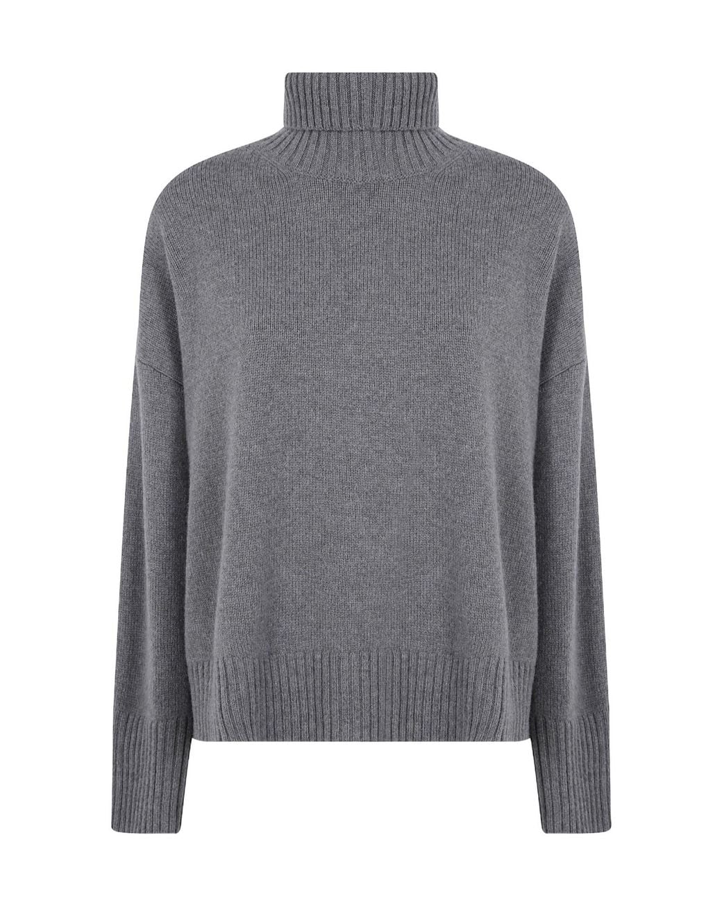 Soeur Gray William' Oversize Turtleneck Sweater