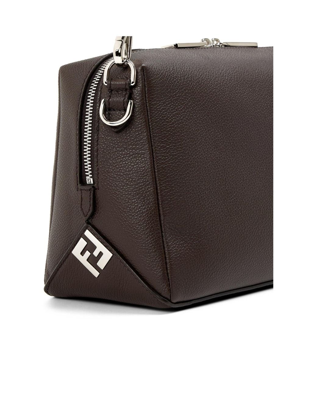 Fendi Black Top-Handle Crossbody Bag for men