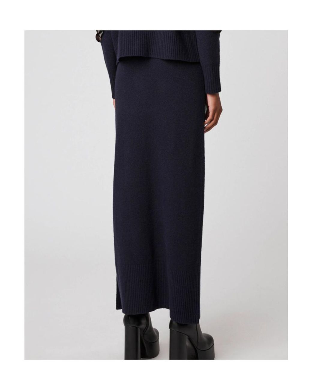 Altuzarra Blue Rib Knitted Skirt