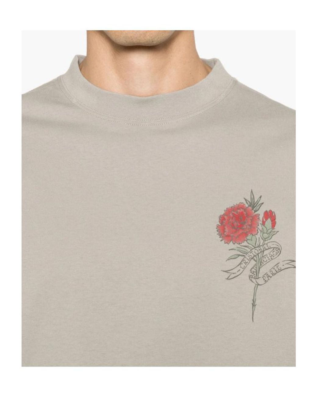 Balenciaga White Long-Sleeved T-Shirt for men