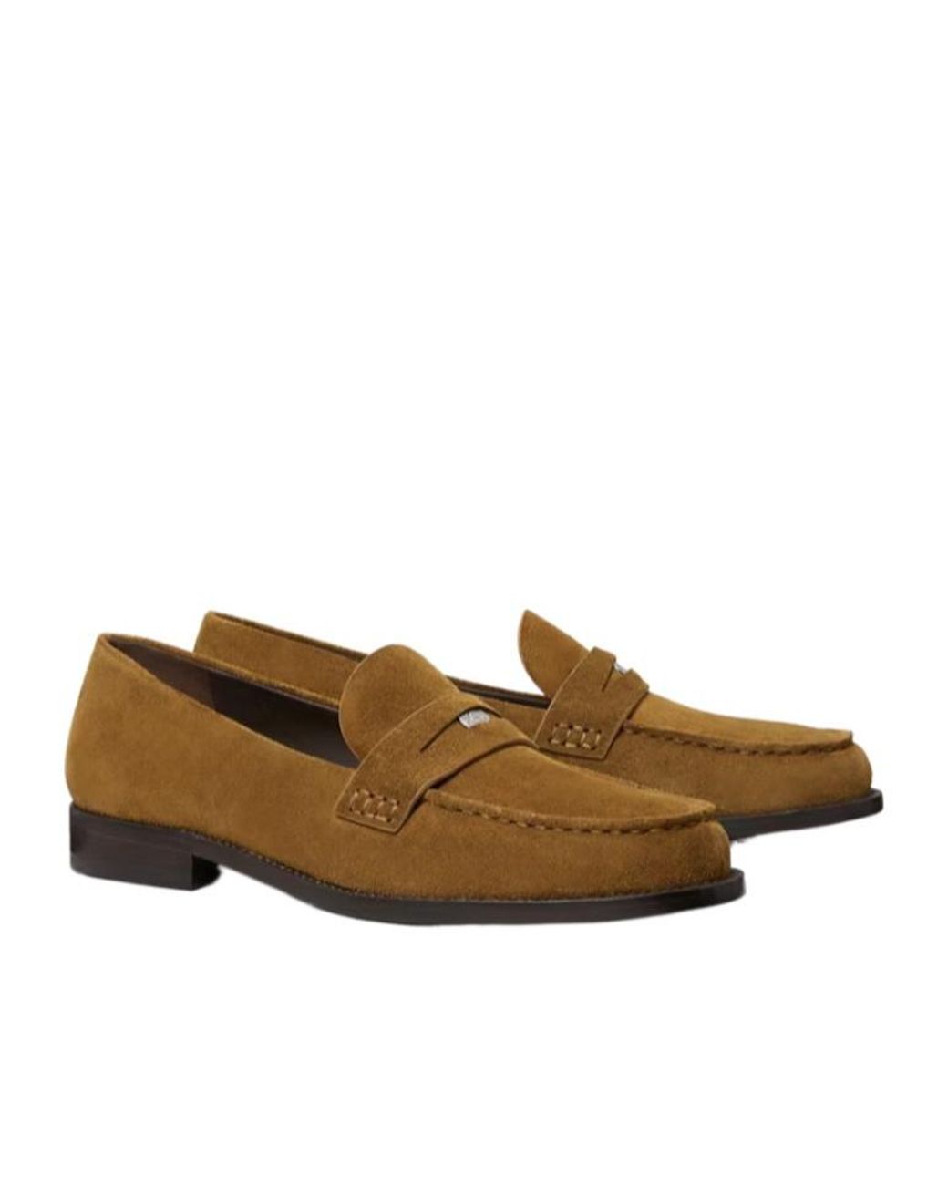 Tory Burch Brown Classic Penny Loafers
