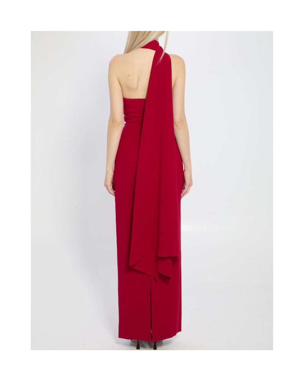 Solace London Red Demi Maxi Dress