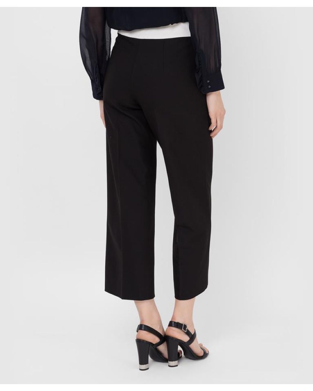 Max Mara Black Pocket Casual Pants