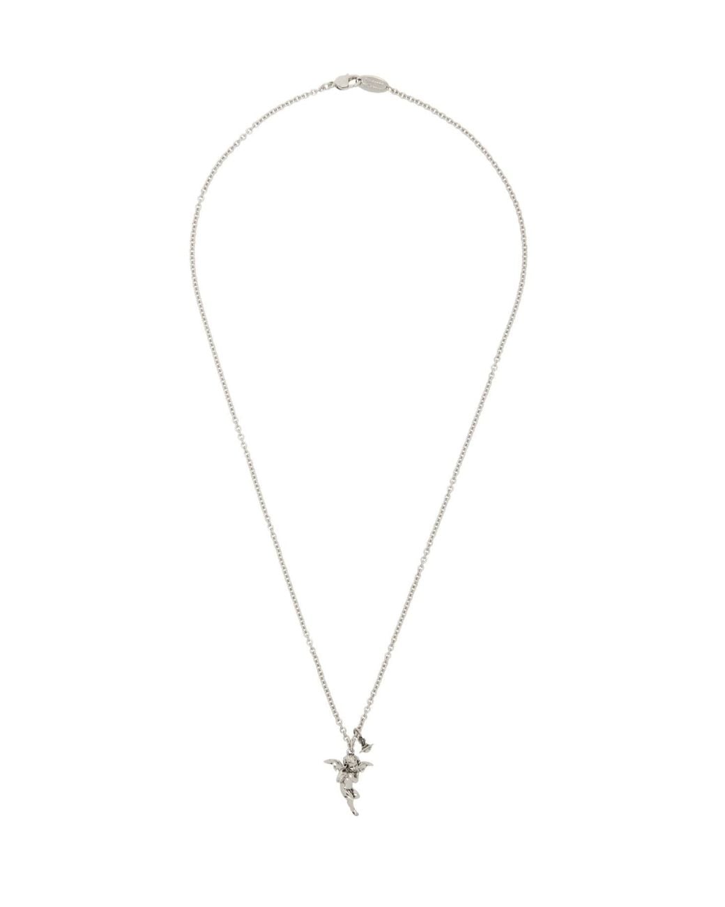 Vivienne Westwood Metallic Putti Pendant Necklace for men