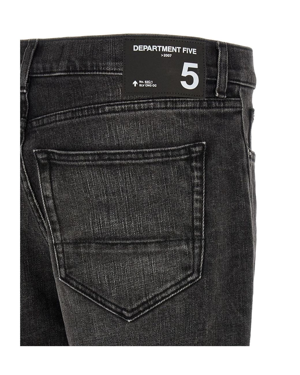 Department 5 Gray Musso Cropped Tapered Jeans for men