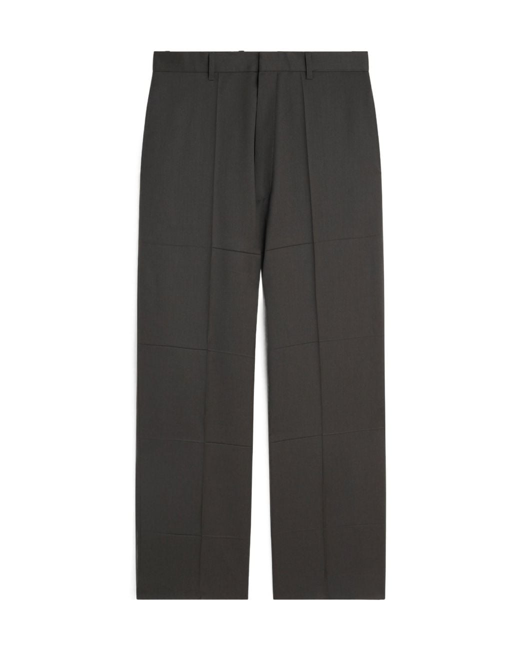 Phoebe Philo Gray Pleated Casual Trousers