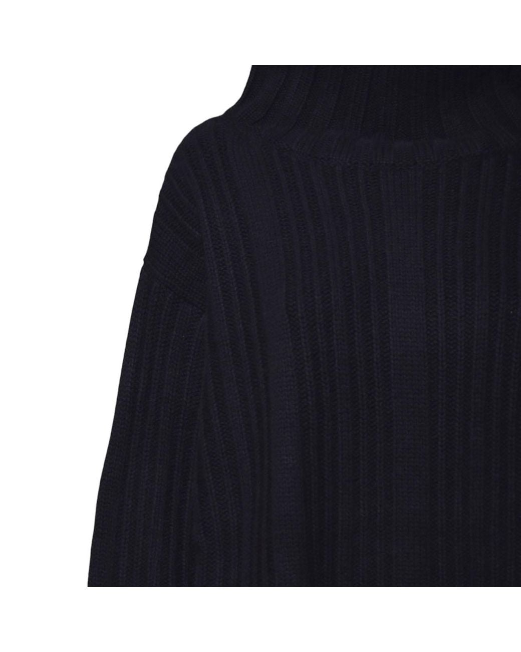 Max Mara Blue Vitalba Turtleneck Jumper