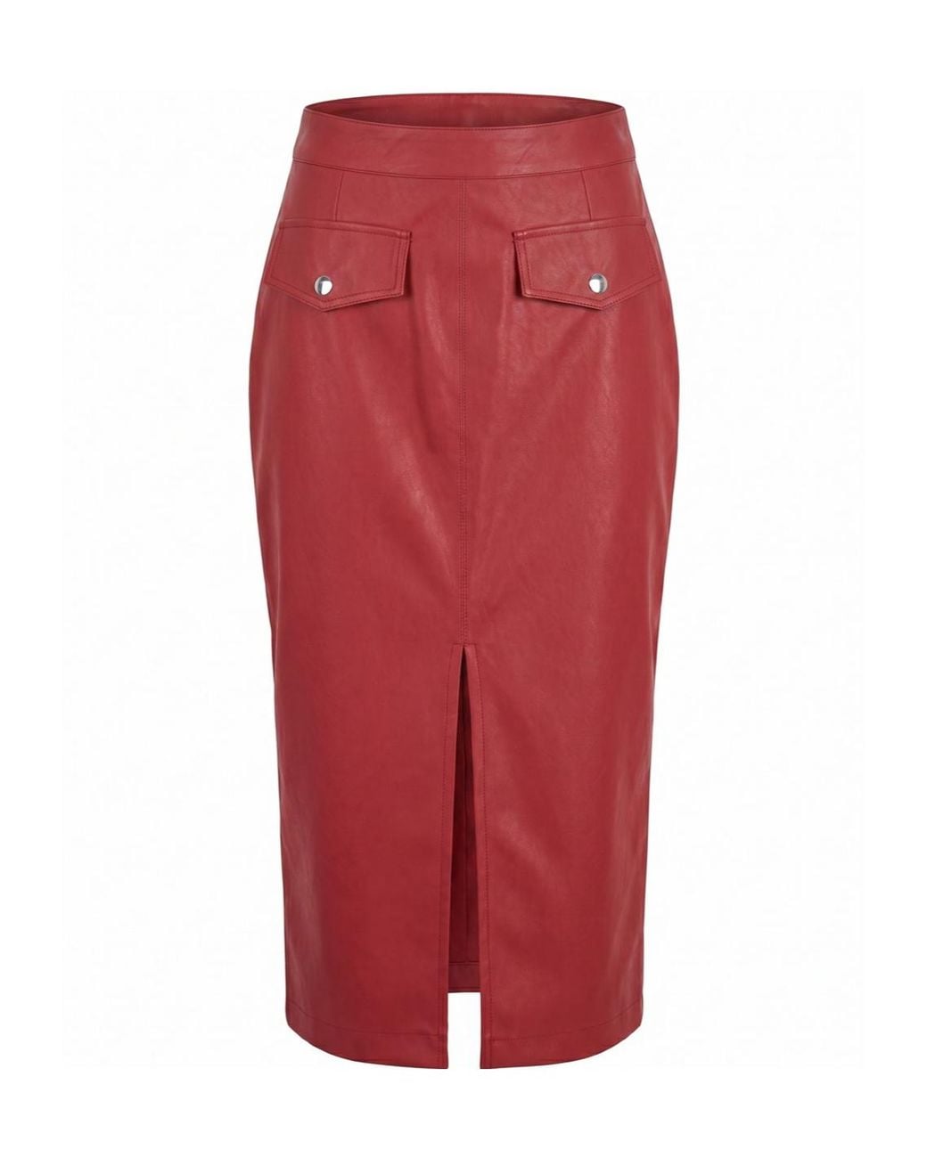 Pinko Red Gerbera Skirt