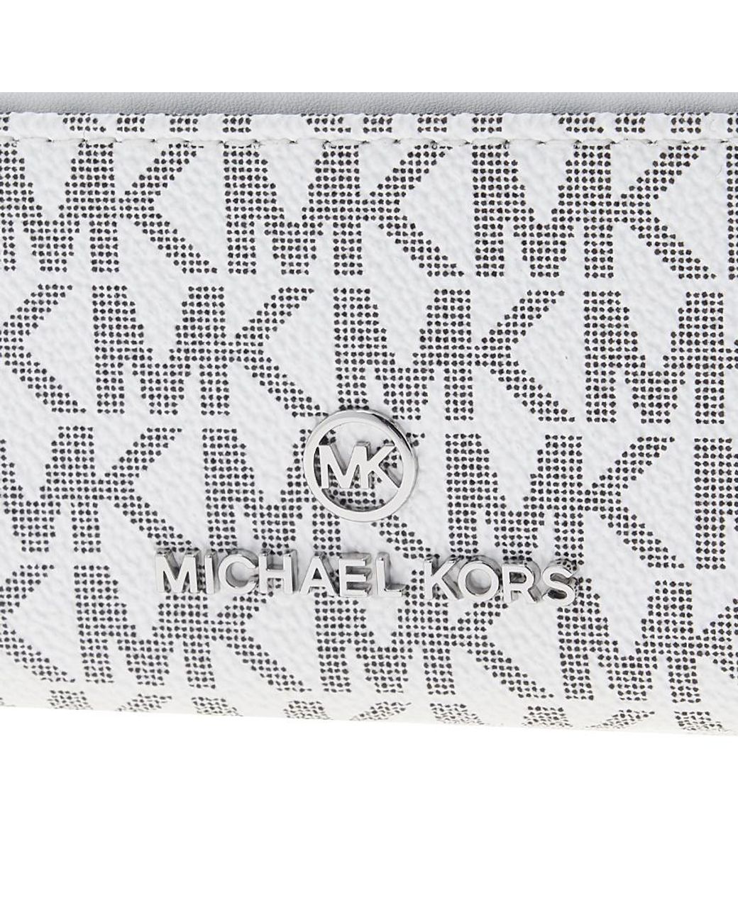 Michael Kors White Zipper Wallet