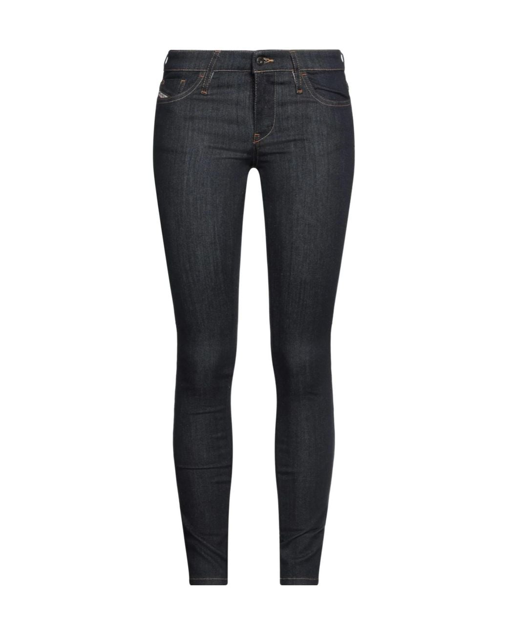 DIESEL Black Straight-Leg Jeans