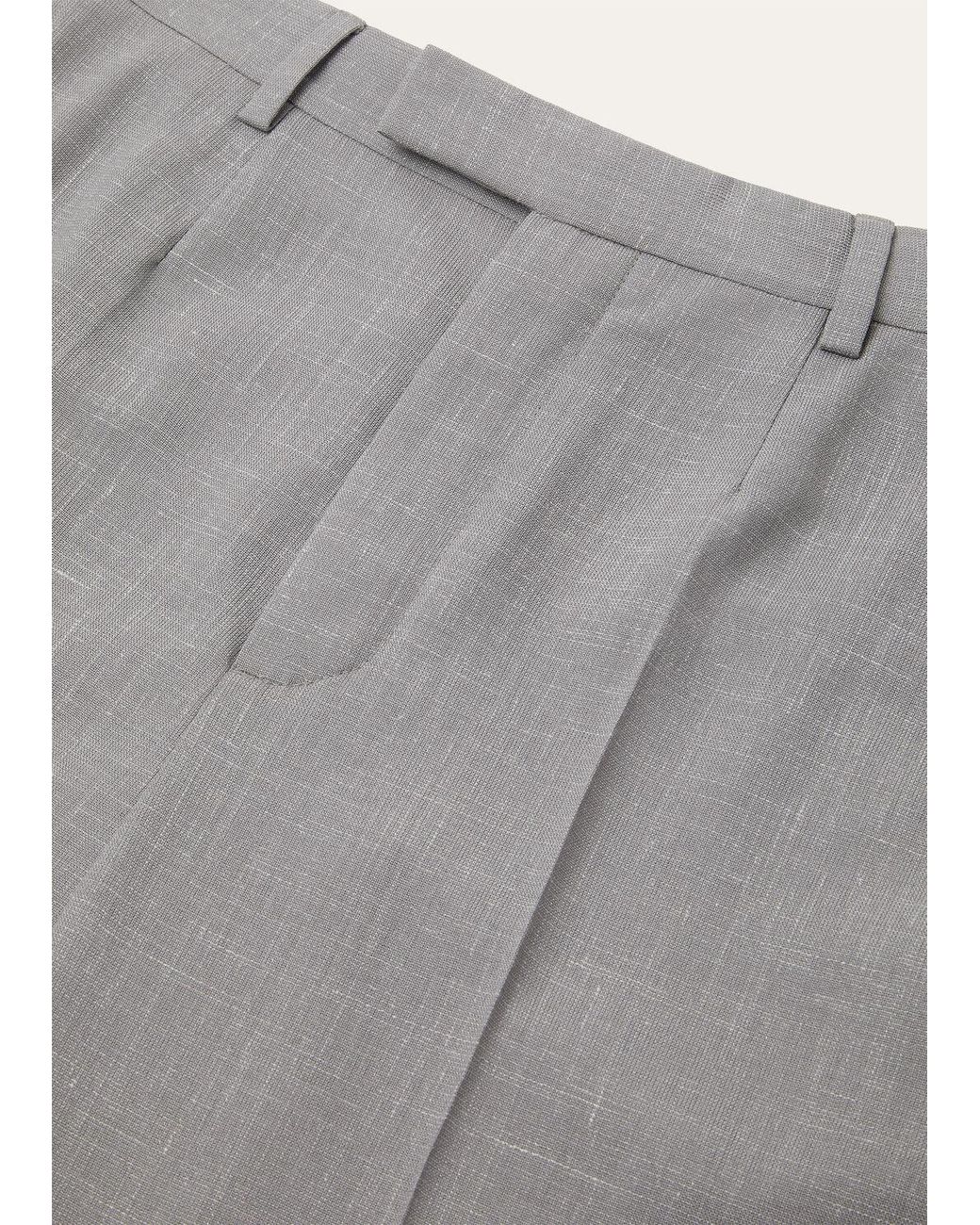 Loro Piana Gray Louis Trousers