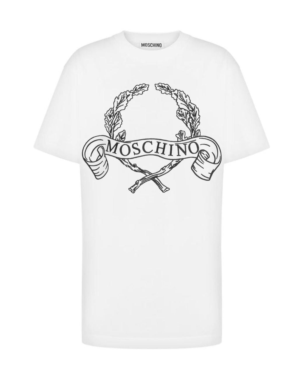 Moschino White Short-Sleeved T-Shirt