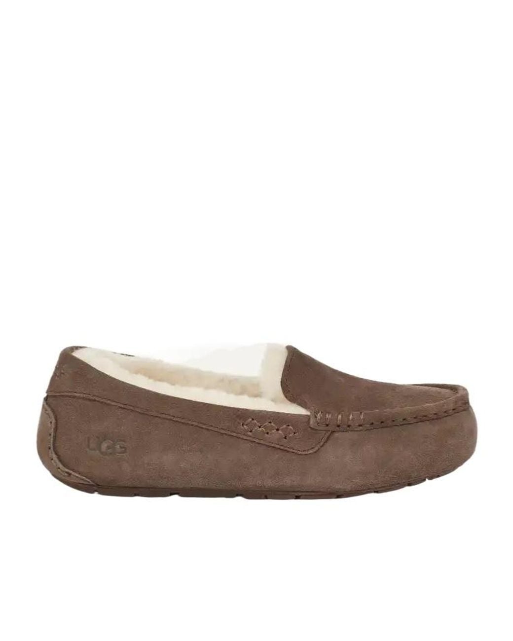 Ugg Brown Round-Head Flat Shoes
