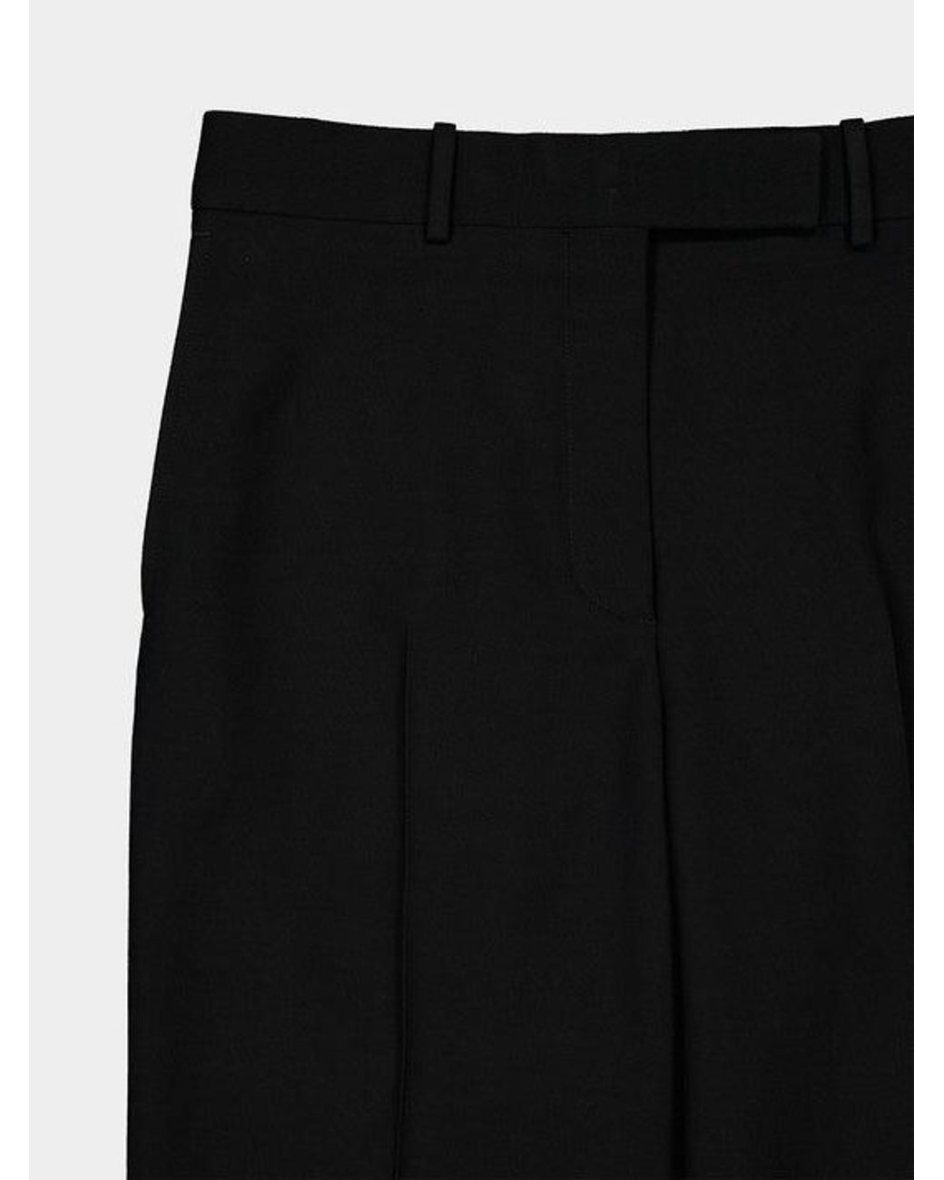Tom Ford Black Cuffed Cropped Pants