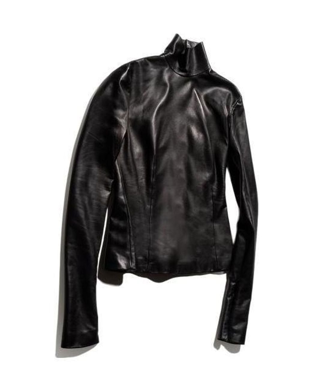 Gucci Black Long-Sleeve Turtleneck Top