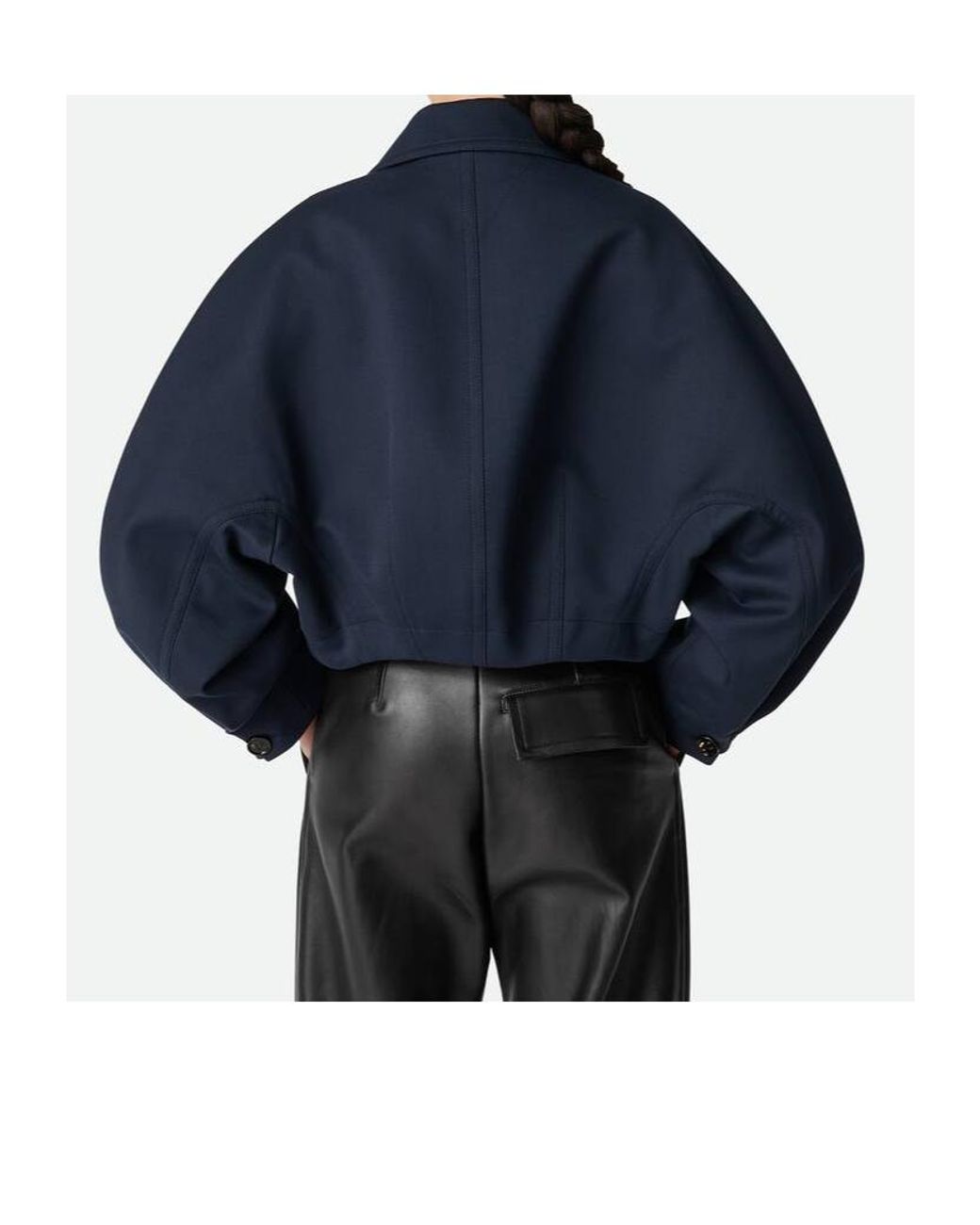 Bottega Veneta Blue Long Sleeved Buttoned Jacket