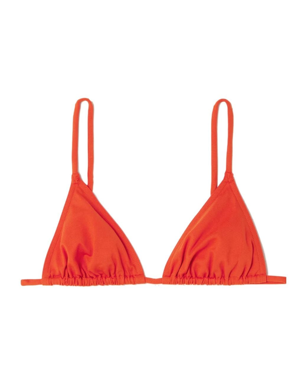 Eres Red Mouna Triangle Bikini Top