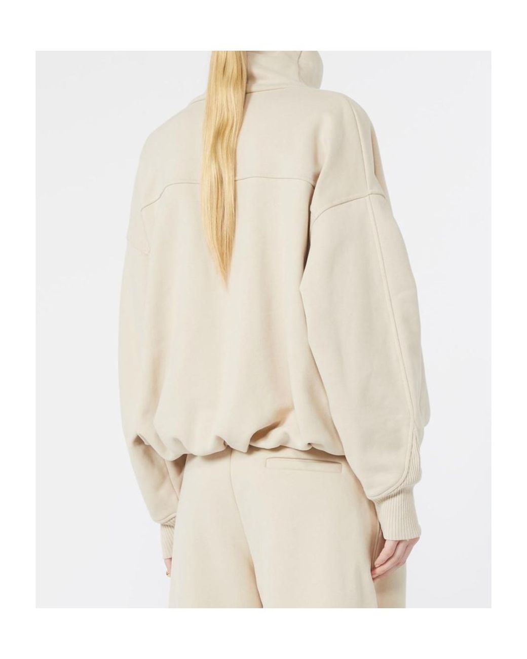 Sportmax Natural Long-Sleeve Sweatshirt
