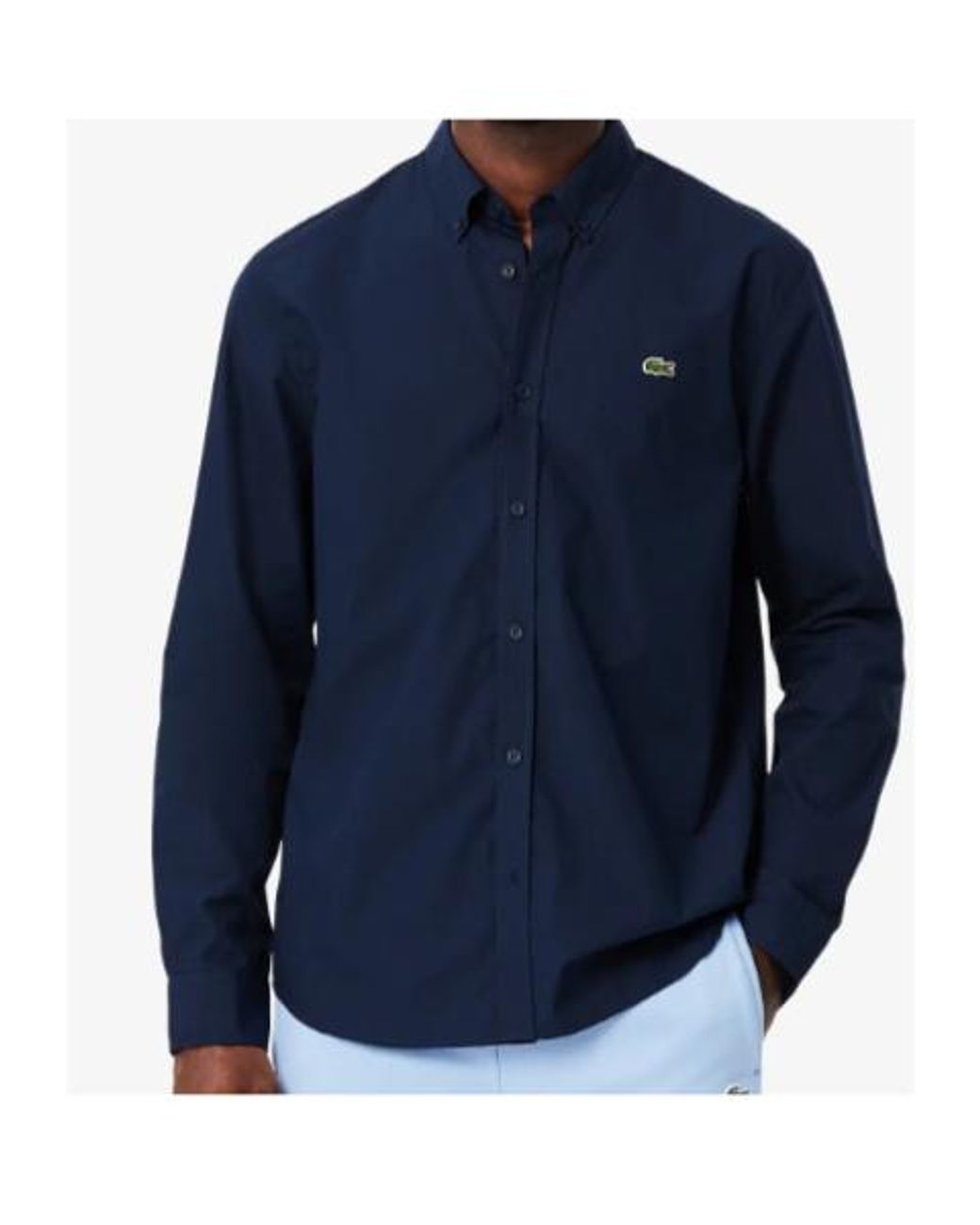 Lacoste Blue Shirts Blu for men