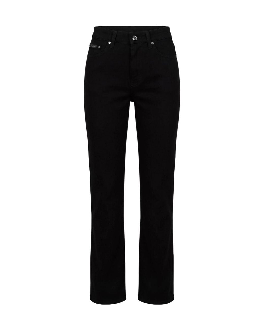 Dolce & Gabbana Black Straight-Leg Casual Pants