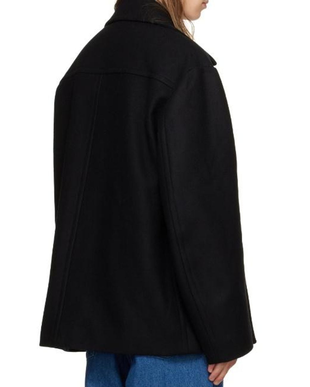 Dries Van Noten Black Long-Sleeve Casual Jacket for men