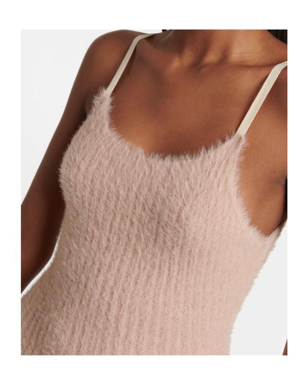 MM6 by Maison Margiela White Adjustable Strap Dress