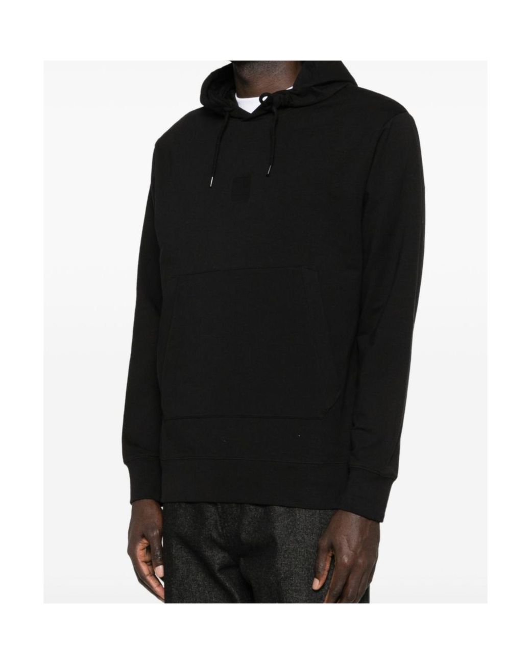 C P Company Black Sweatshirt With Logo for men