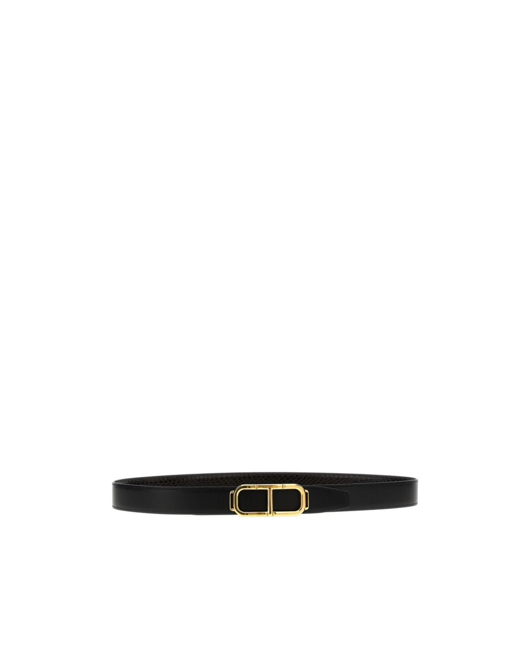Tom Ford White T-Logo Reversible Belt for men