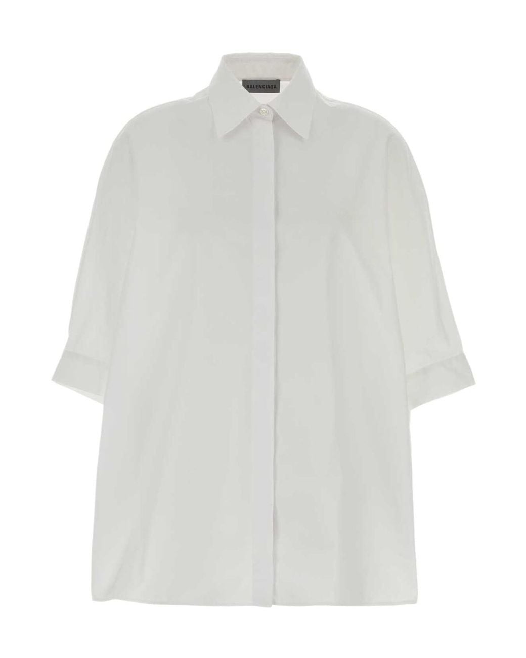 Balenciaga White Cocoon Shirt