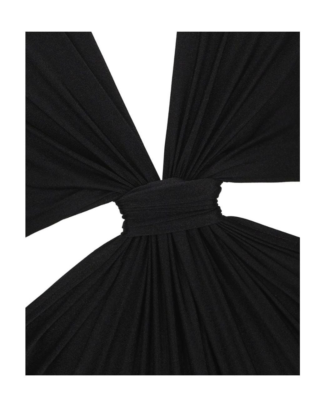 Saint Laurent Black Cut-Out Halterneck Jumpsuit