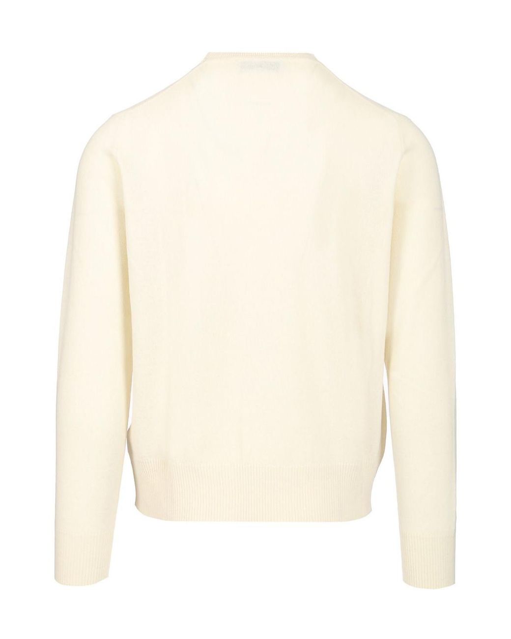 Vivienne Westwood White Orb Embroidered Crewneck Jumper for men