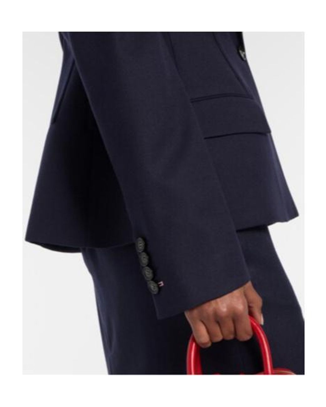 Stella McCartney Blue Wool Blazer