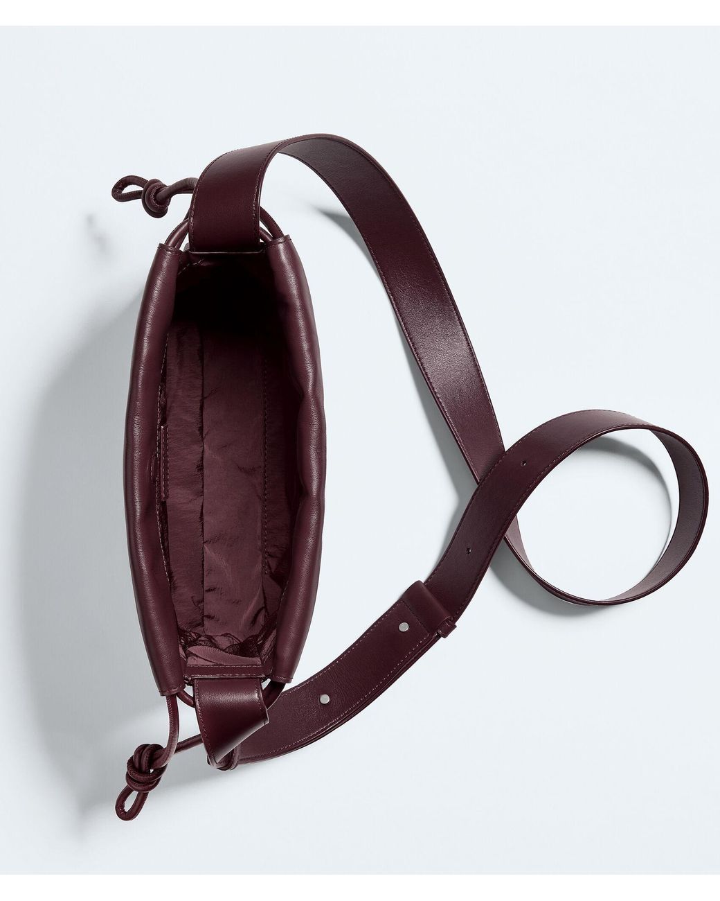 Bottega Veneta Purple Drawstring Shoulder Bag for men