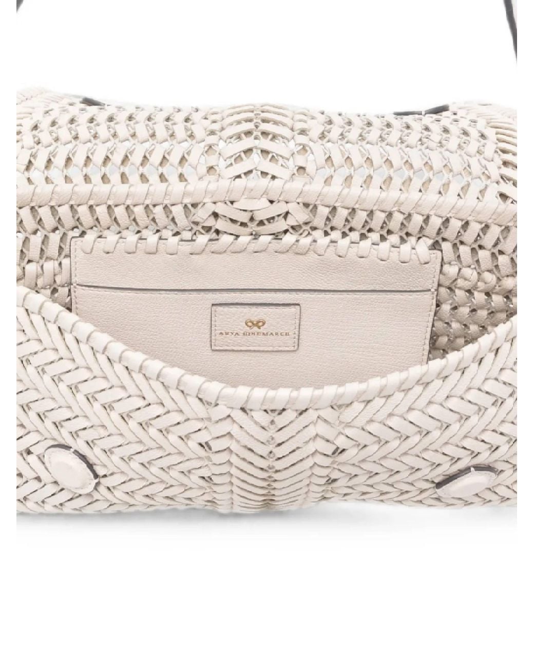 Anya Hindmarch White Neeson Shoulder Bag