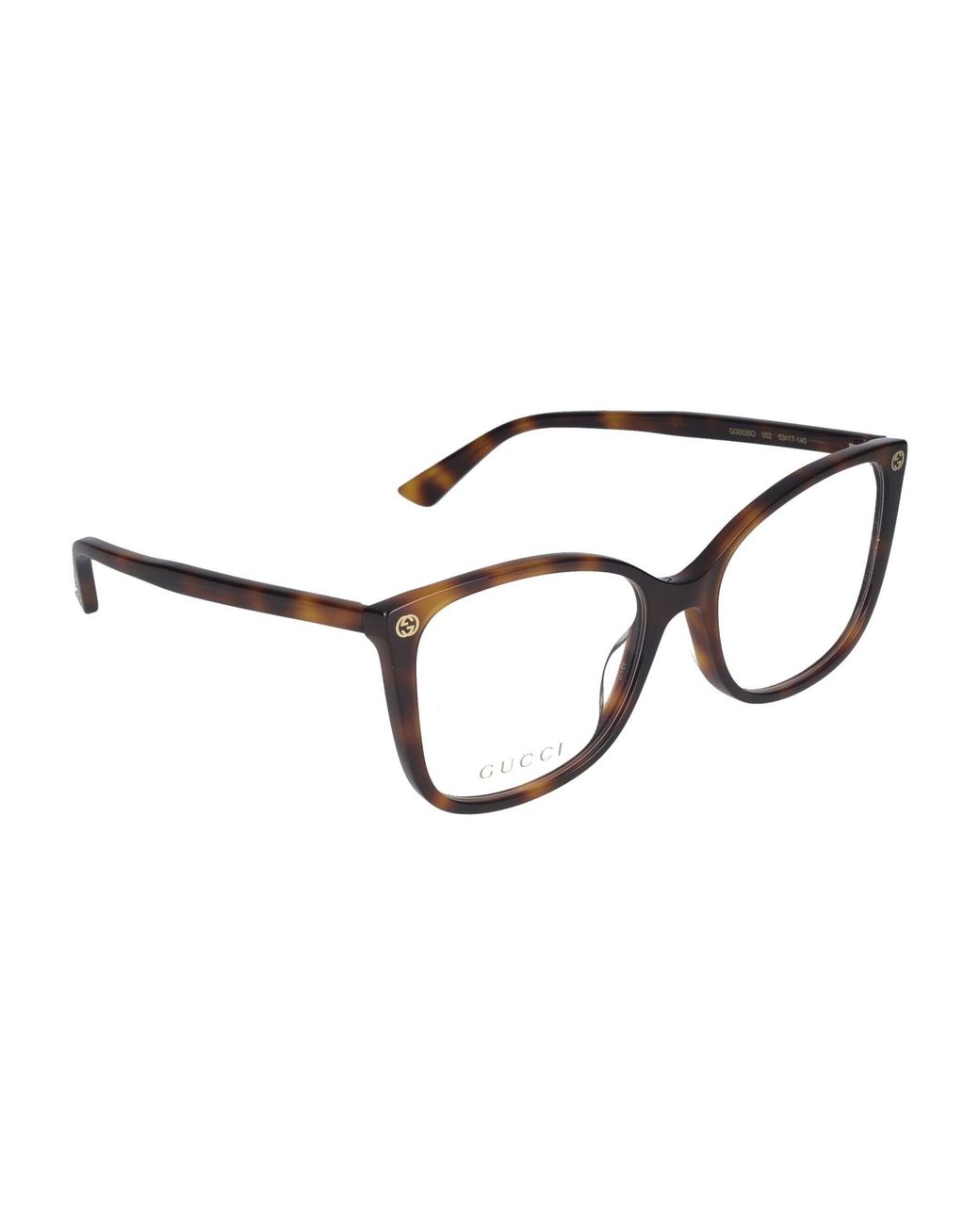 Gucci White Eyewear Square Optical Glasses
