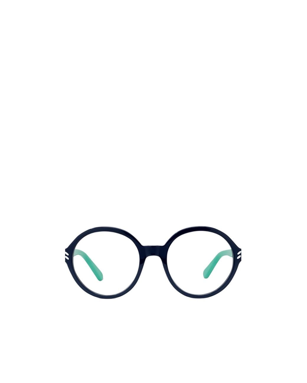 Stella McCartney White Eyewear Round Frame Glasses