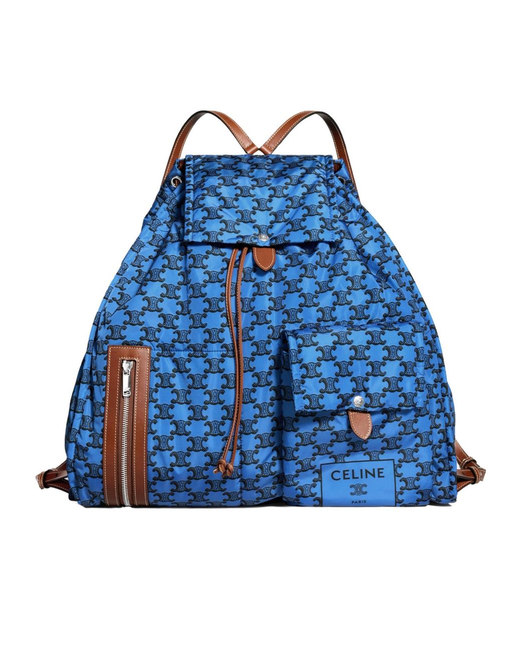 Céline Blue Backpack Padded for men