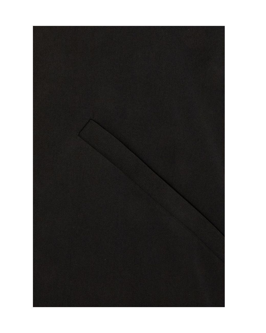 Jil Sander Black Zip-Up Bomber Jacket for men