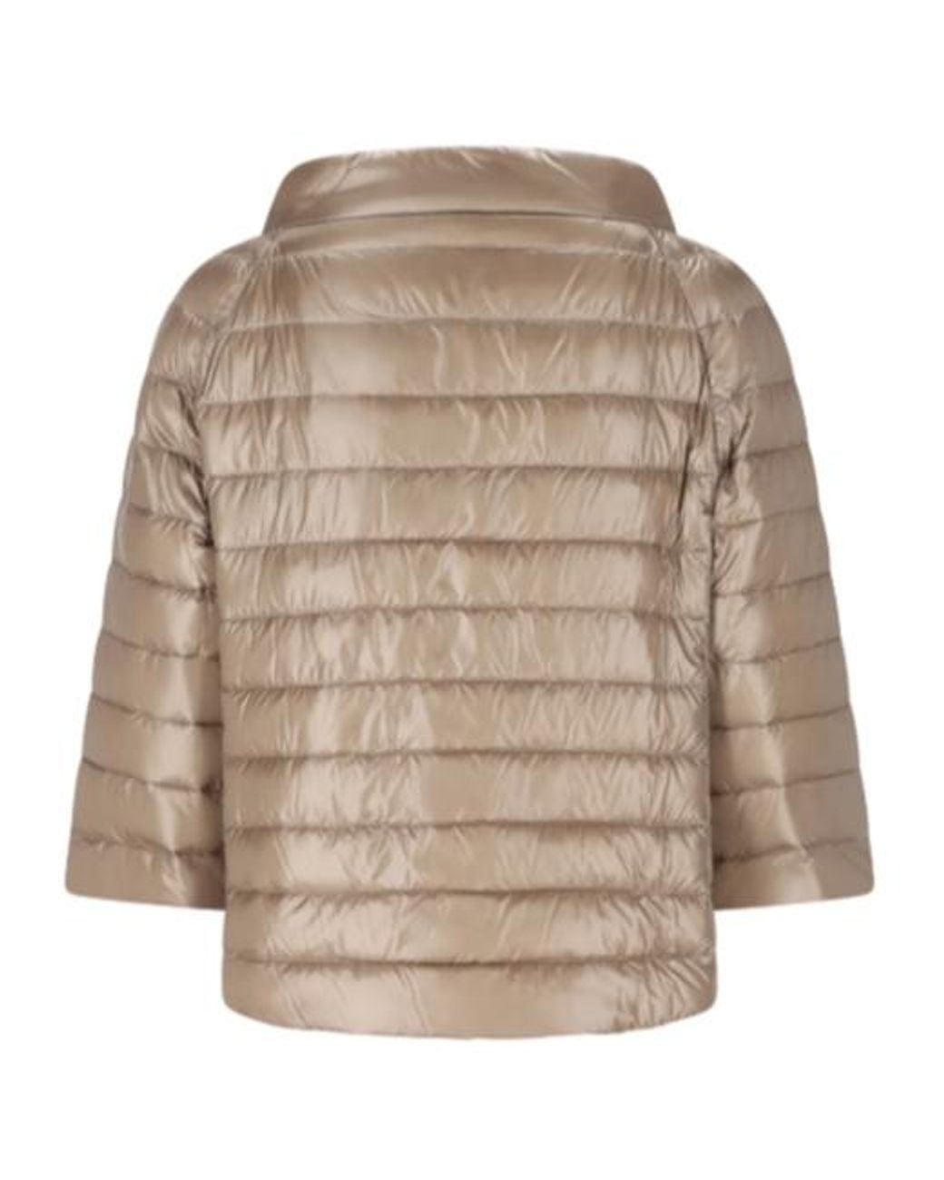 Herno Natural Reversible Buttoned Padded Jacket