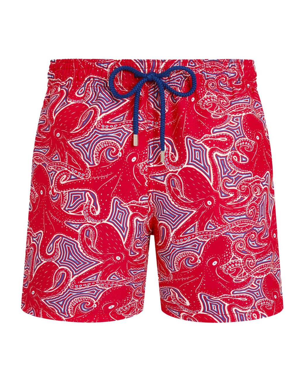 Vilebrequin Red Moorea Hypnoptocus Swim Shorts for men