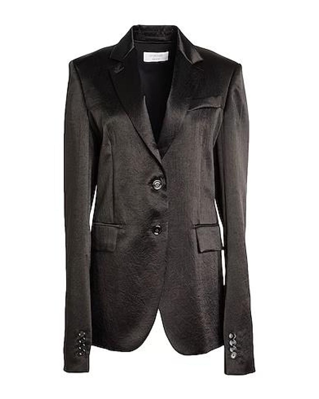 Sportmax Black Simple Single-Breasted Blazer