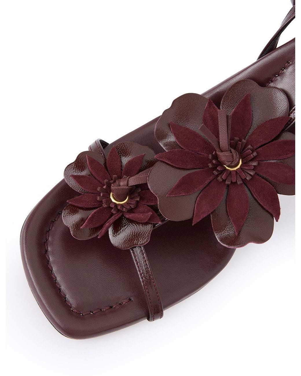 Zimmermann Brown Nappa Leather High-Heeled Sandals