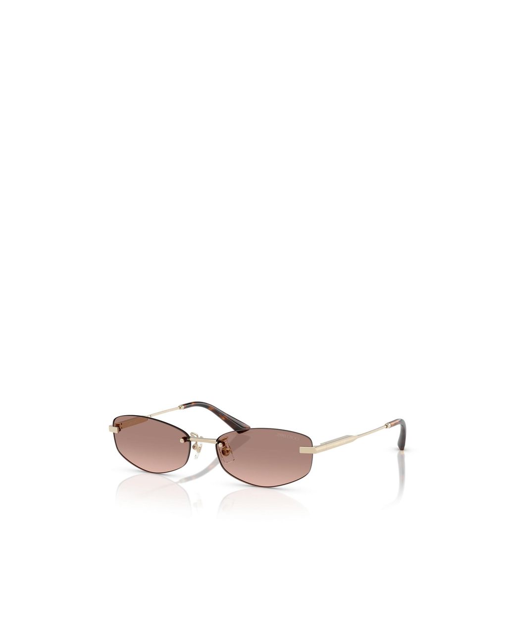 Jimmy Choo Pink Eyewear Frameless Sunglasses