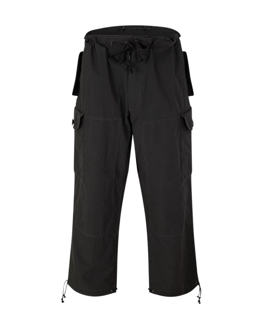 Maison Margiela Black Work Casual Pants for men