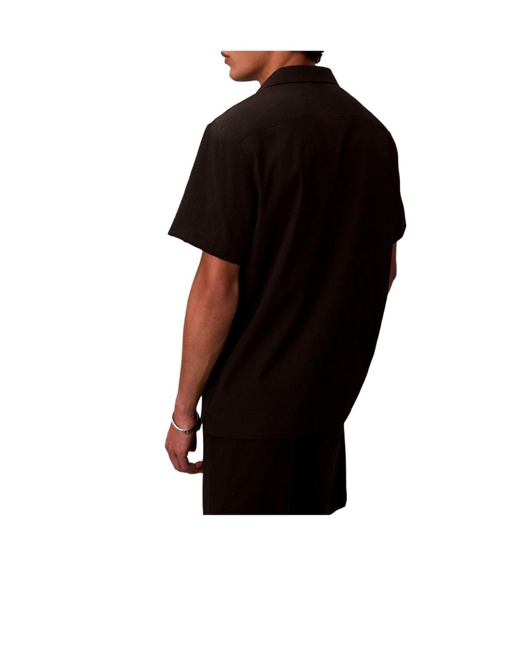 Calvin Klein Black Shortsleeve Shirt for men