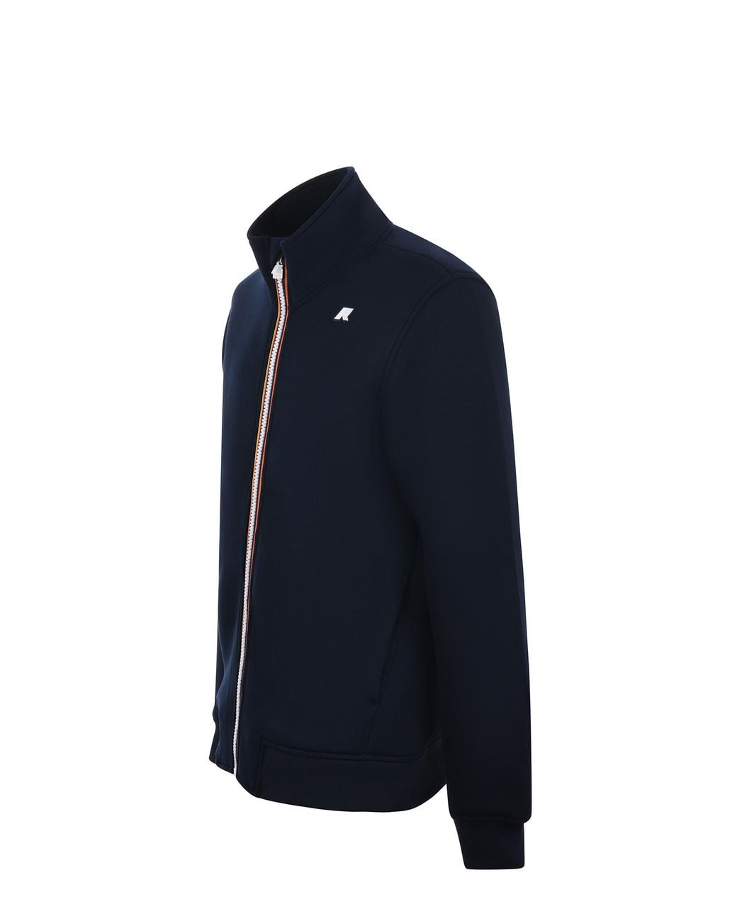 K-Way Black Logo Patch Jacket for men