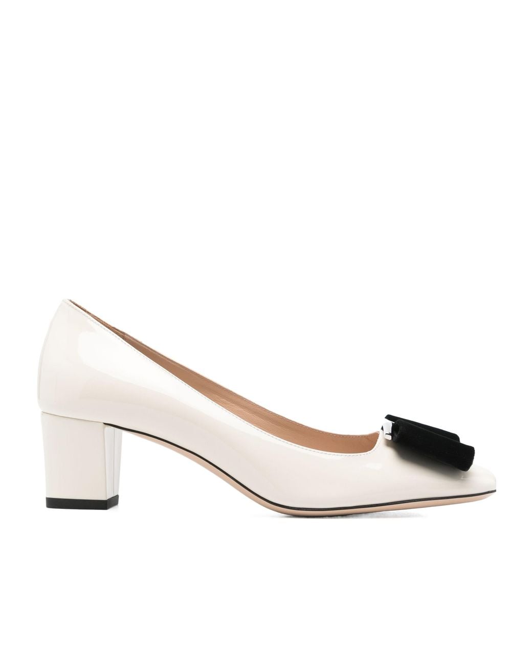 Tom Ford Metallic T-Plaque Bow Detailed Pumps