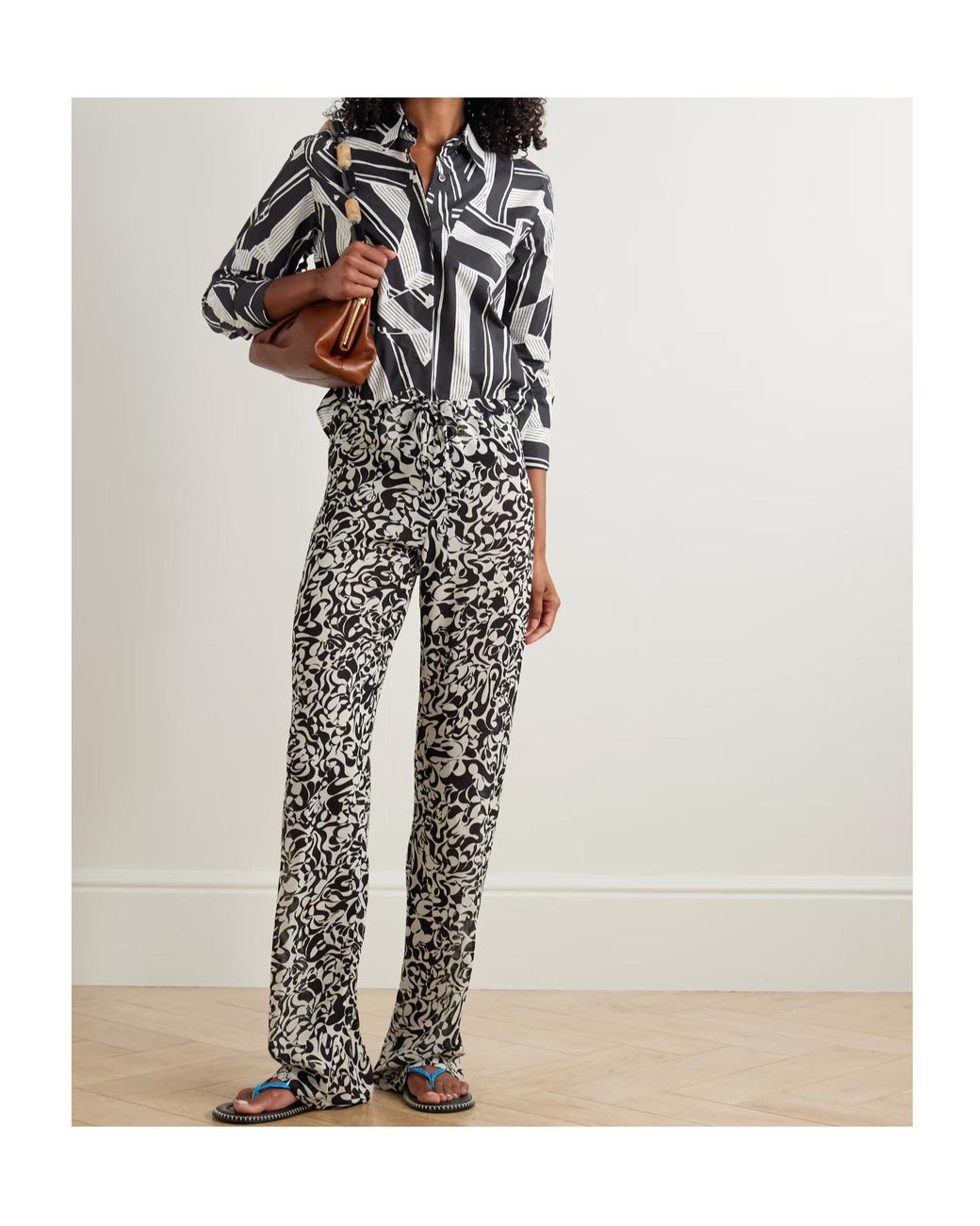 Dries Van Noten Multicolor Printed Cotton-Poplin Shirt