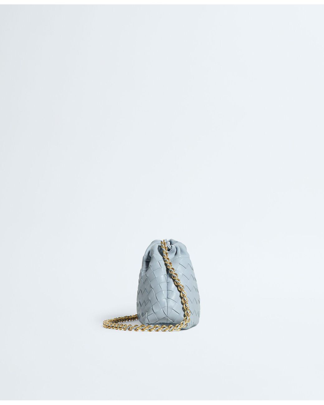 Bottega Veneta Blue Dustbag Notte Shoulder Bag