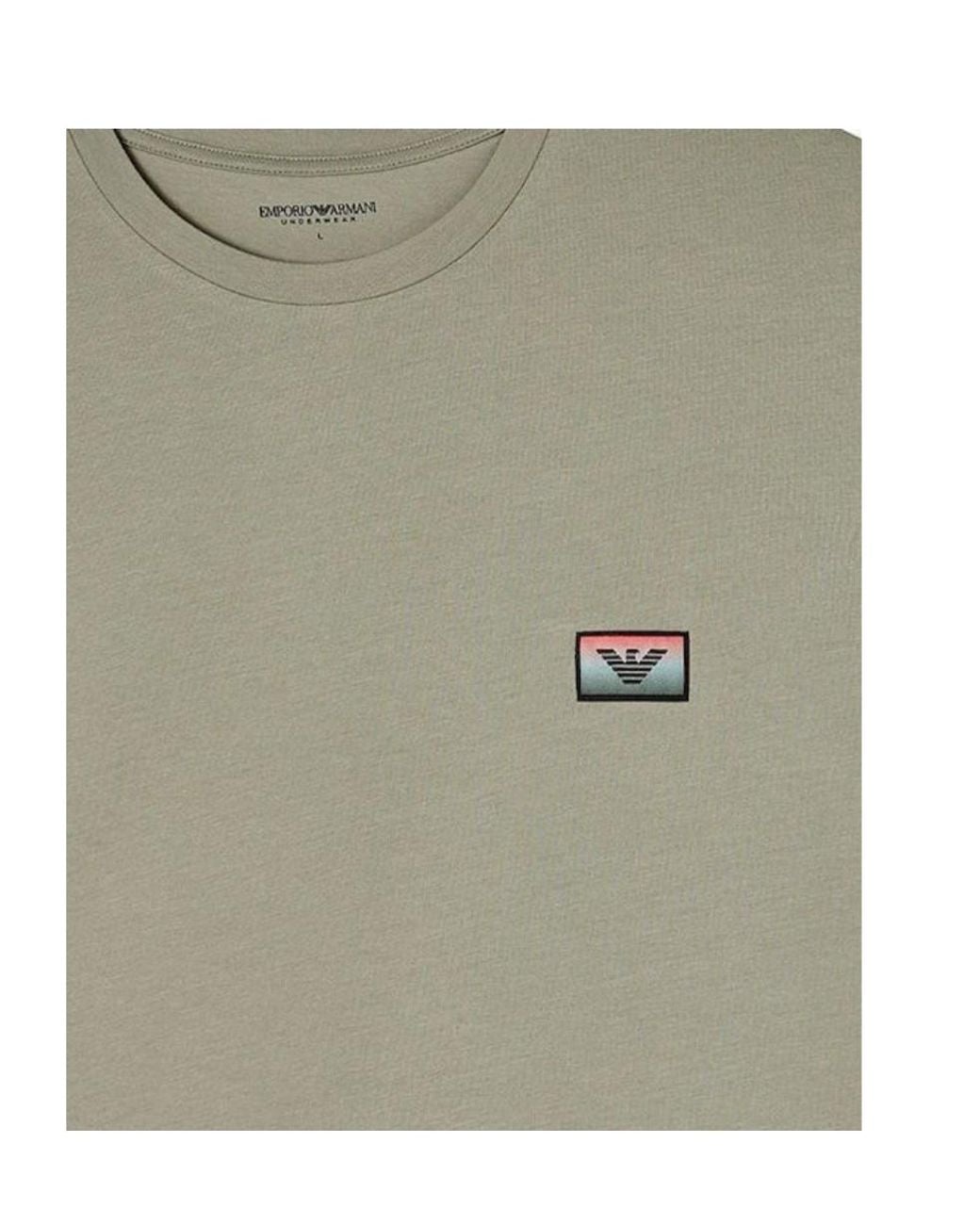 Emporio Armani Gray Short-Sleeved T-Shirt for men
